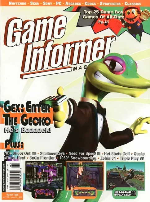 Game Informer Issue 59 – Gex: Enter the Gecko