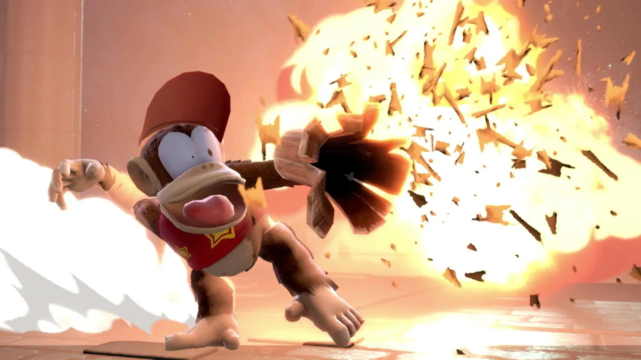 Glad to see some Donkey Kong Country TV show-inspired “expressive new facial animations” for Diddy Kong.