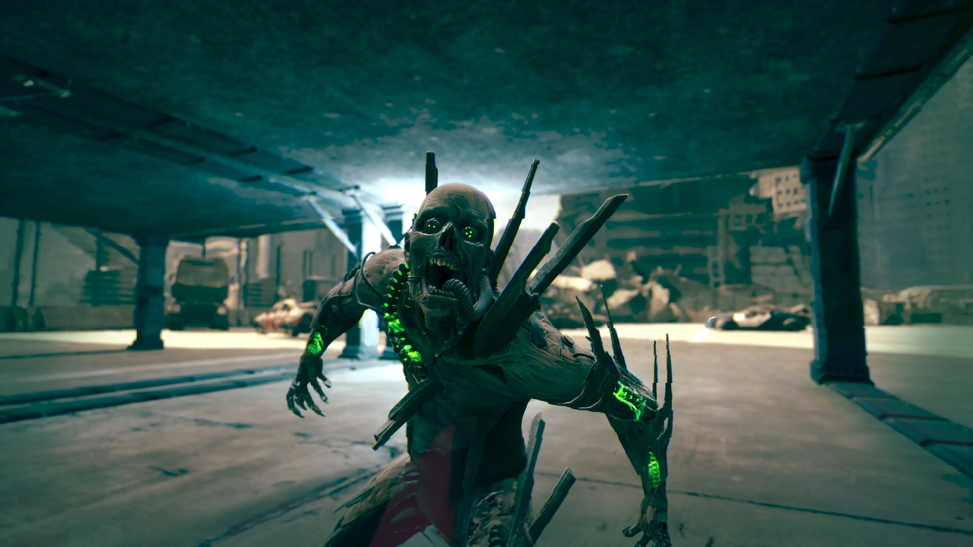 Ghostrunner II 2 October Release Date First Person Parkour Shooter Cyberpunk PlayStation 5 Xbox Series X/S PC