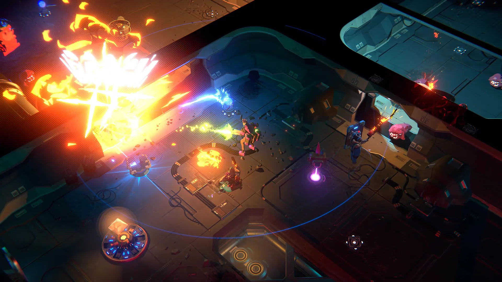 Sega Endless Dungeon Amplitude Studios Screenshots Gameplay Western Sci Fi Roguelike Twin Stick