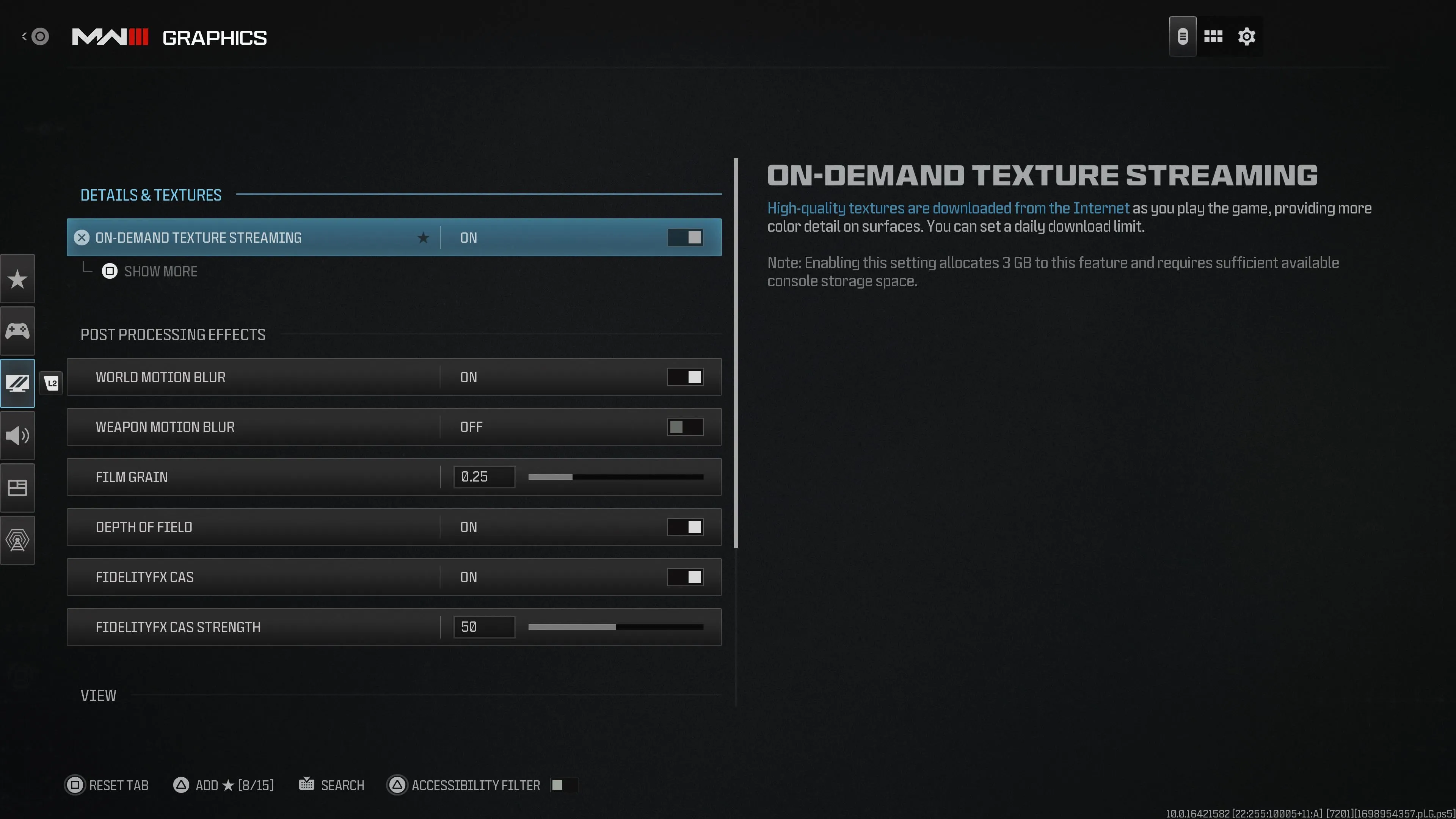 Call of Duty Modern Warfare III 3 Best Graphics Mode Visual Setttings PlayStation 5 PS5 Xbox Series X/S PC Specs Requirements