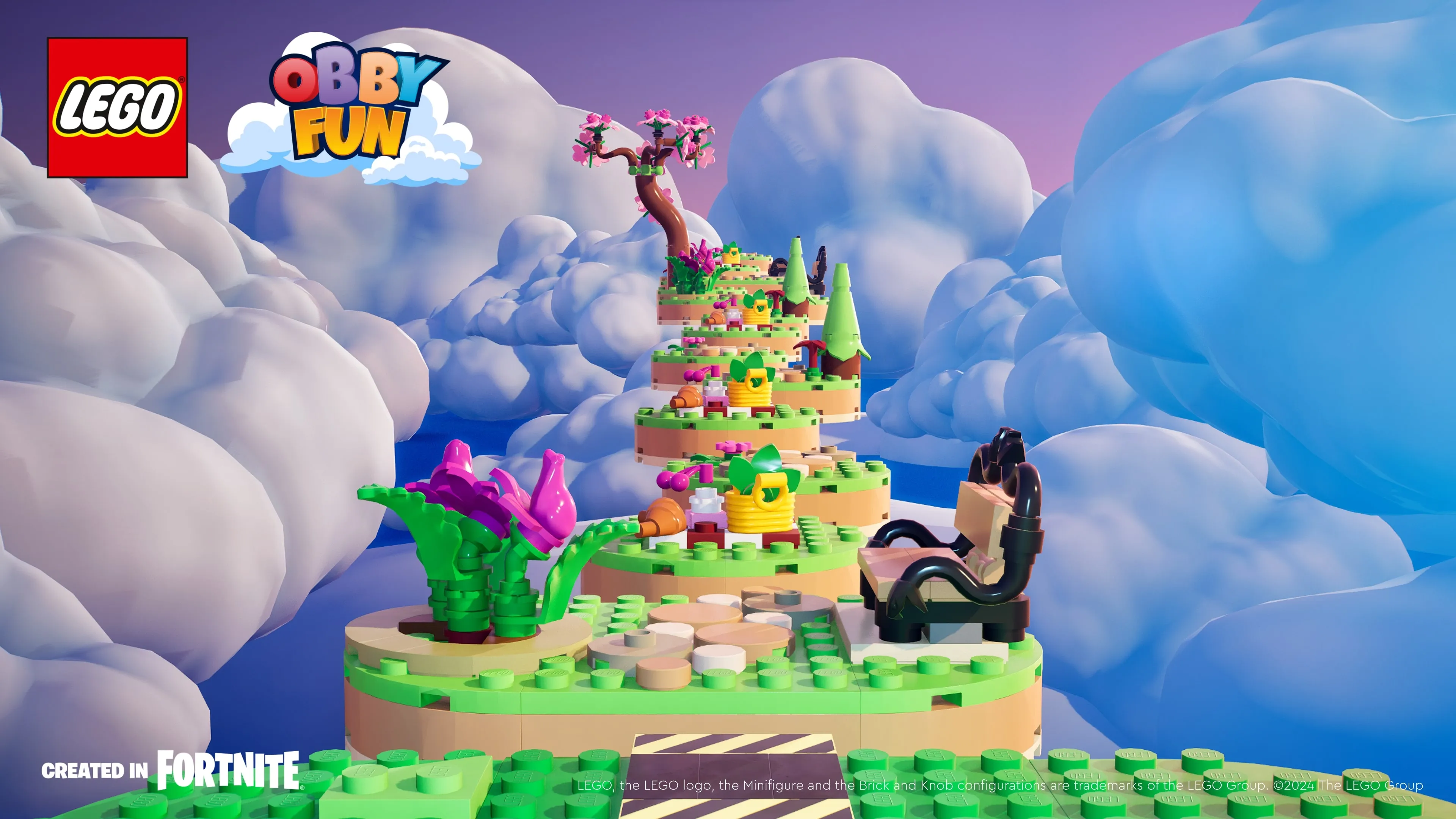 lego fortnite new islands raft survival obby fun