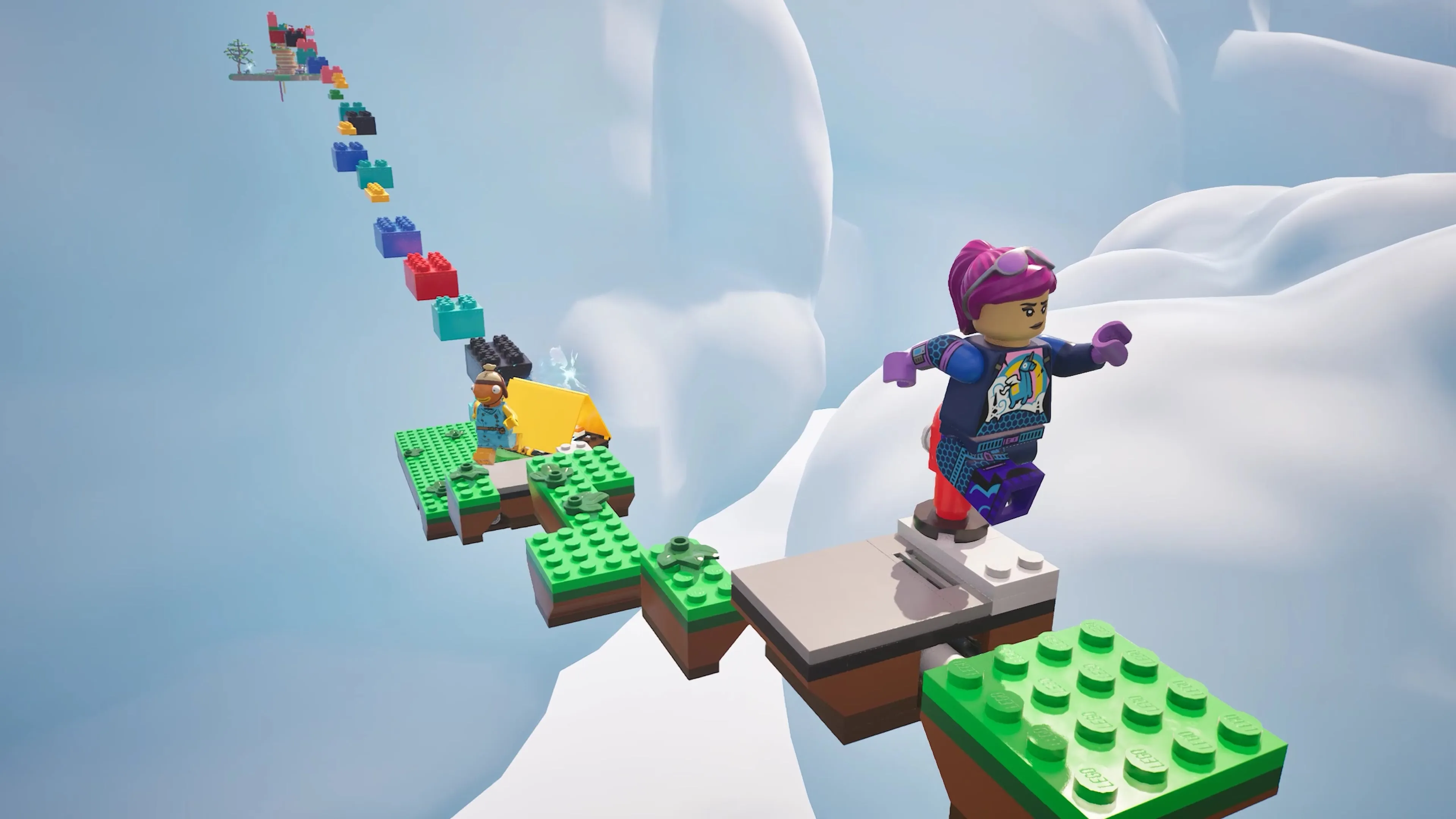 lego fortnite new islands raft survival obby fun