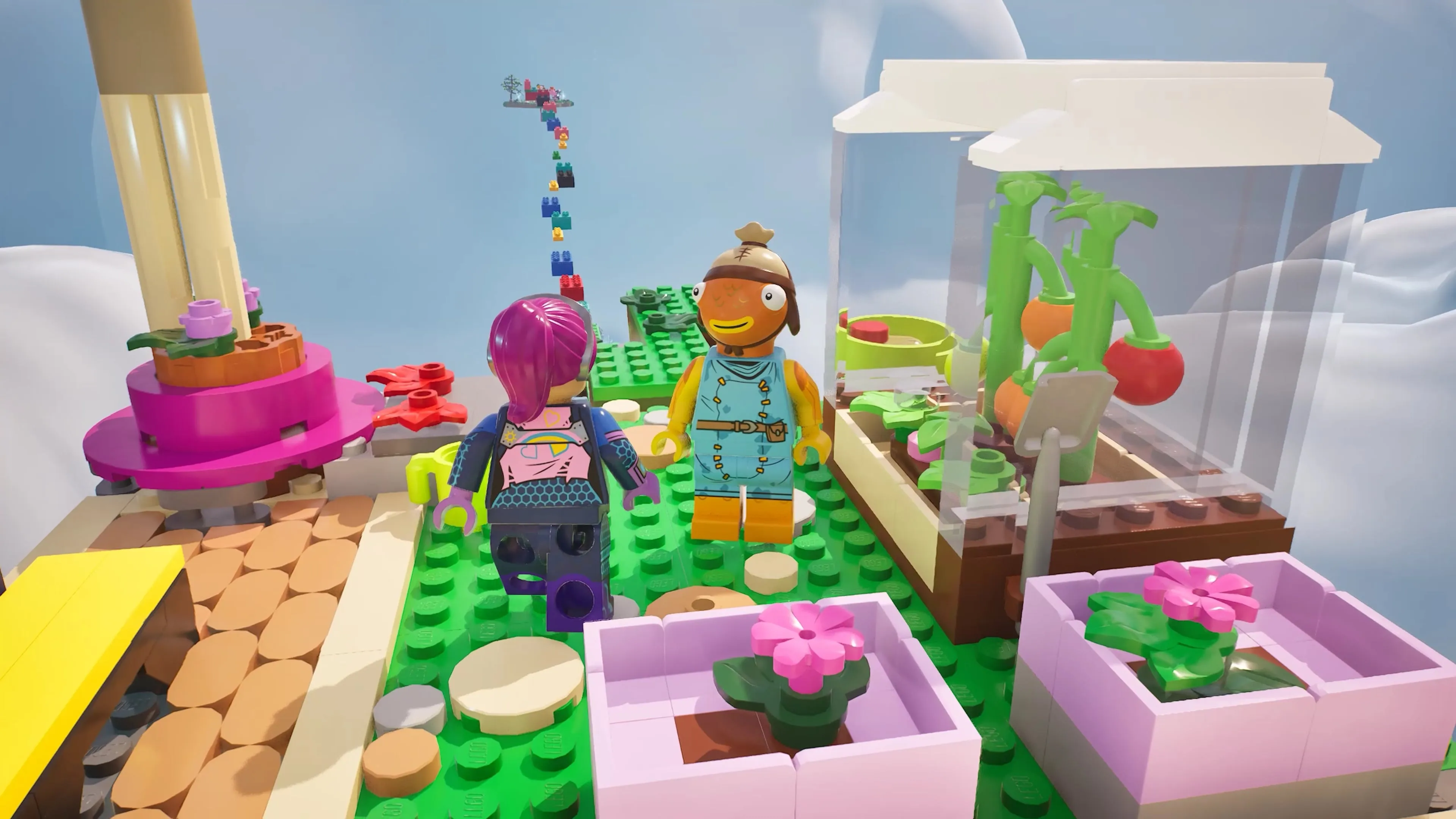 lego fortnite new islands raft survival obby fun