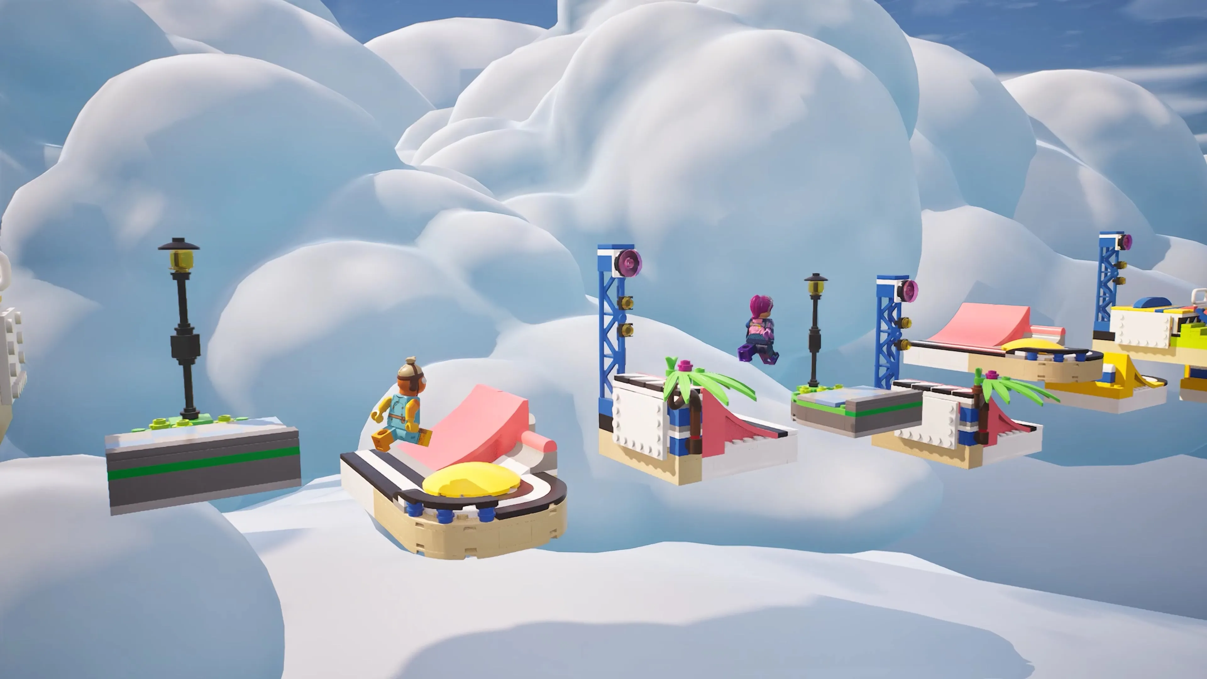lego fortnite new islands raft survival obby fun
