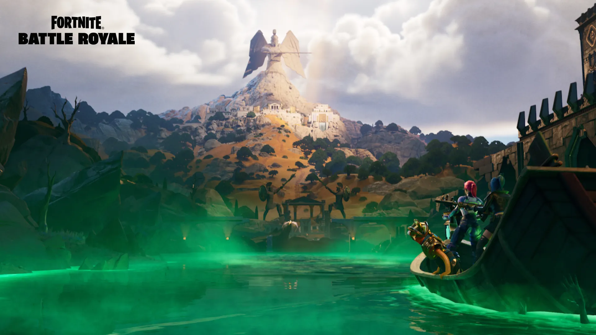 fortnite chapter 5 season 2 myths & mortals battle pass lineup skins changes greek mythology
