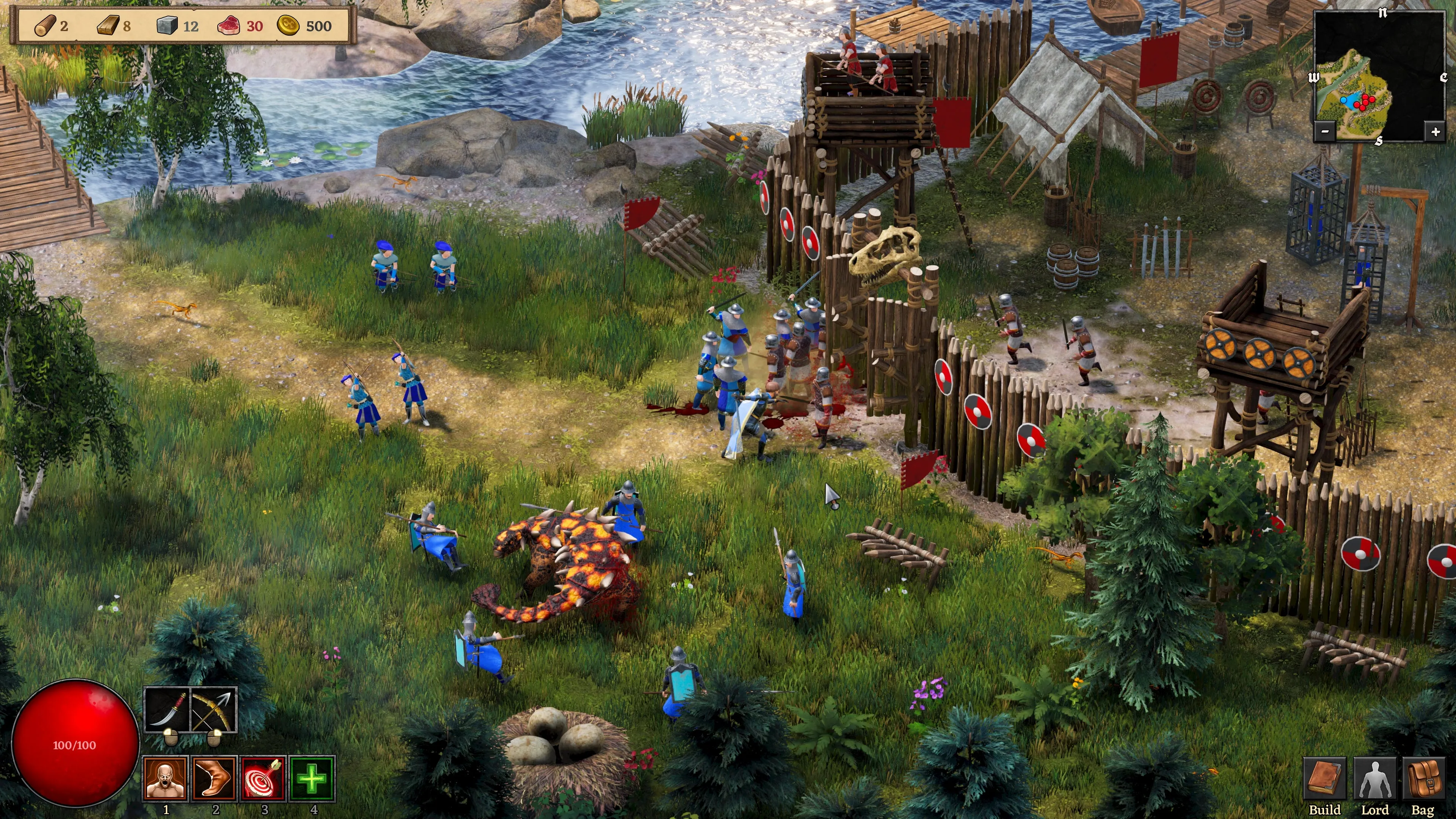 Dinolords ghost ship publishing northplay medieval strategy game dinosaurs vikings