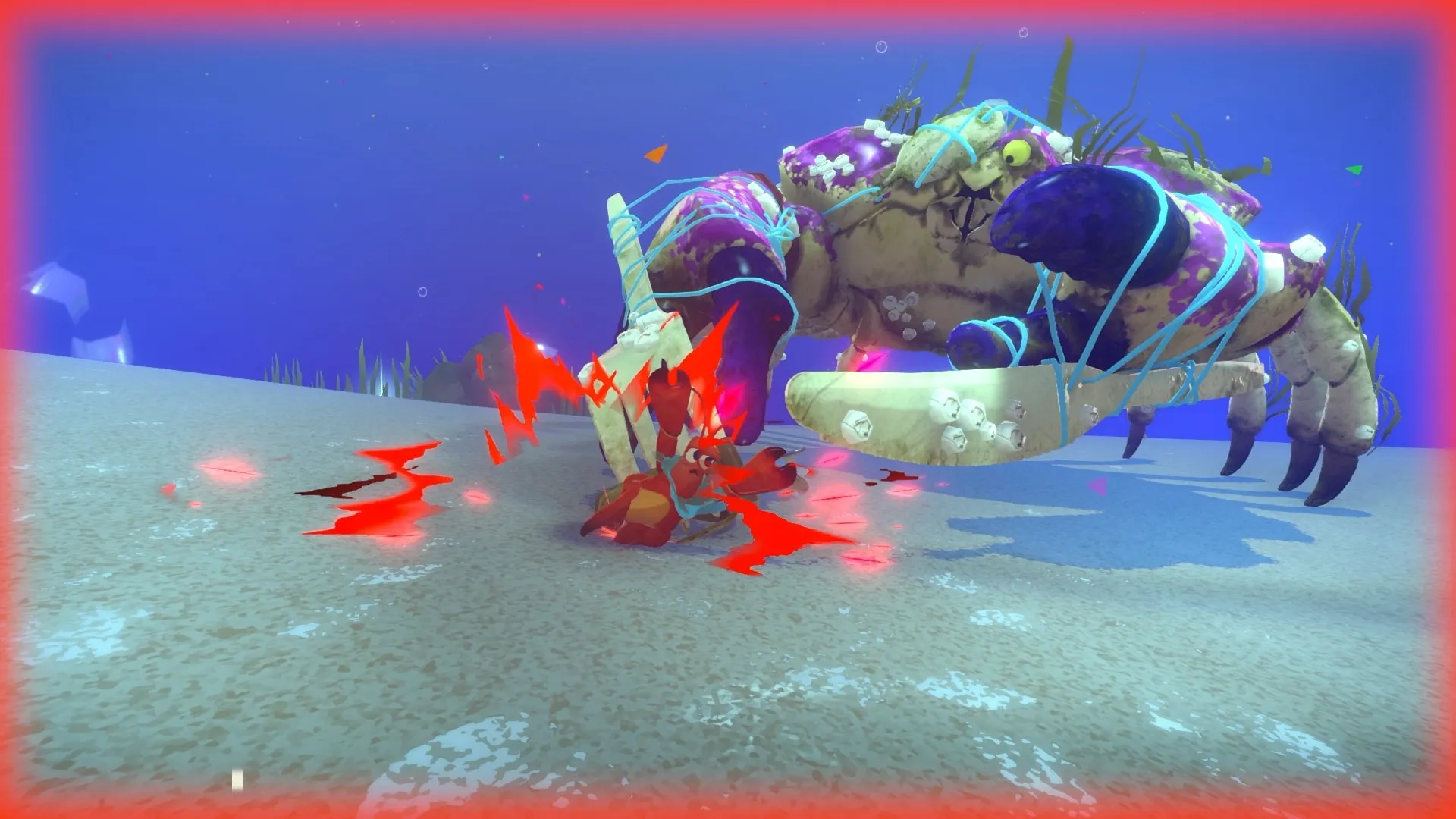another crab's treasure review game informer 7 10 aggro crab soulslike cartoon
