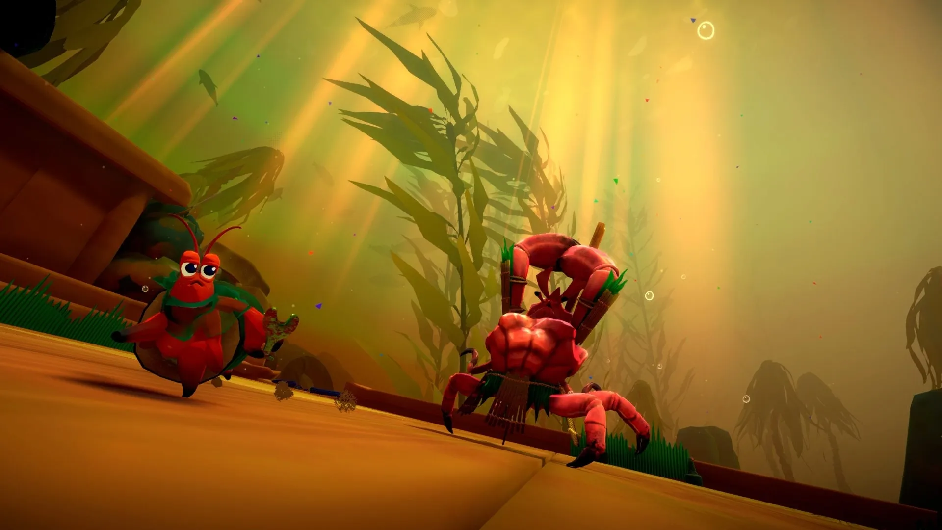 another crab's treasure review game informer 7 10 aggro crab soulslike cartoon
