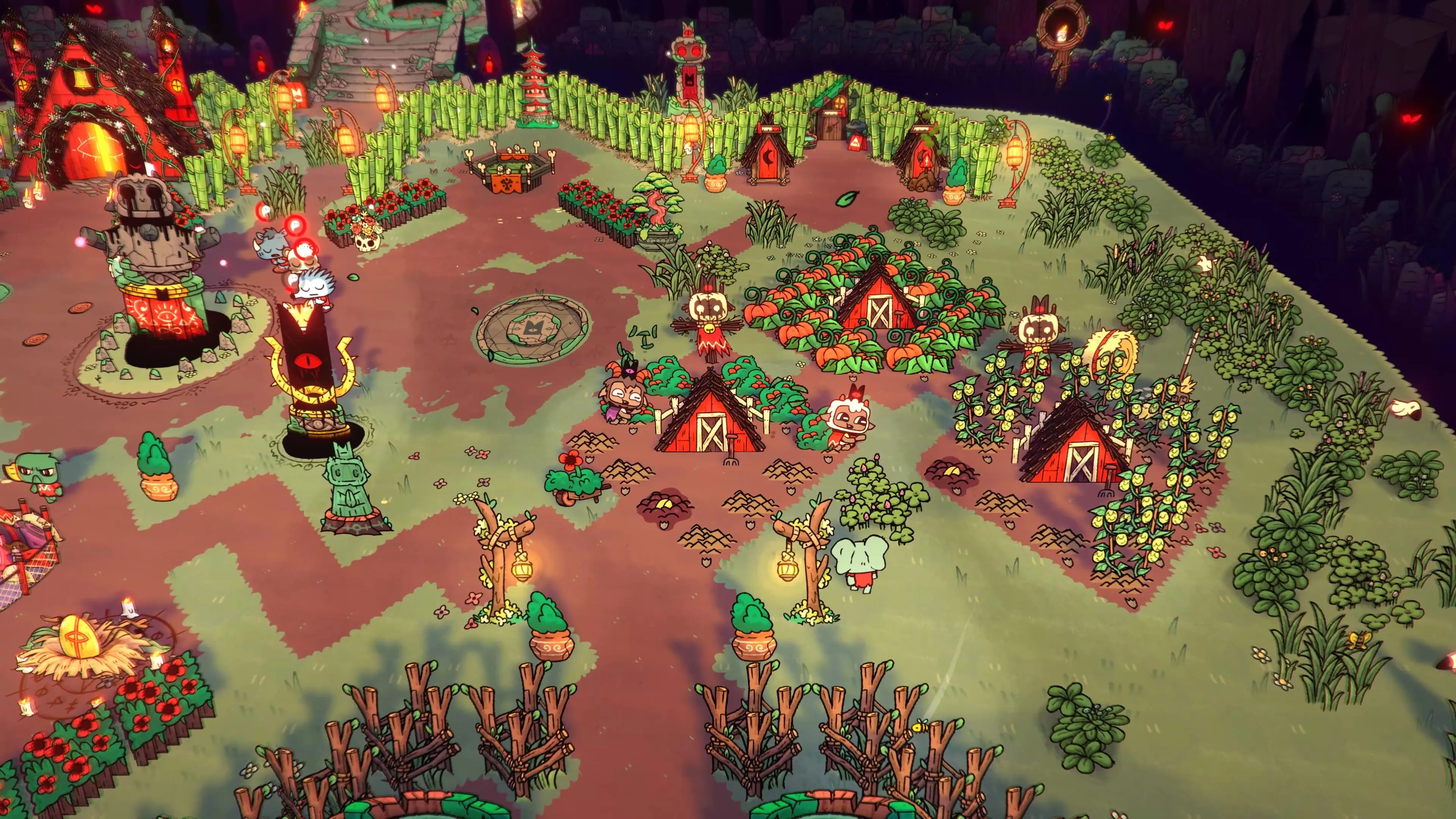 Cult of the Lamb Unholy Alliance Massive Monster Devolver Digital Co-Op Campaign