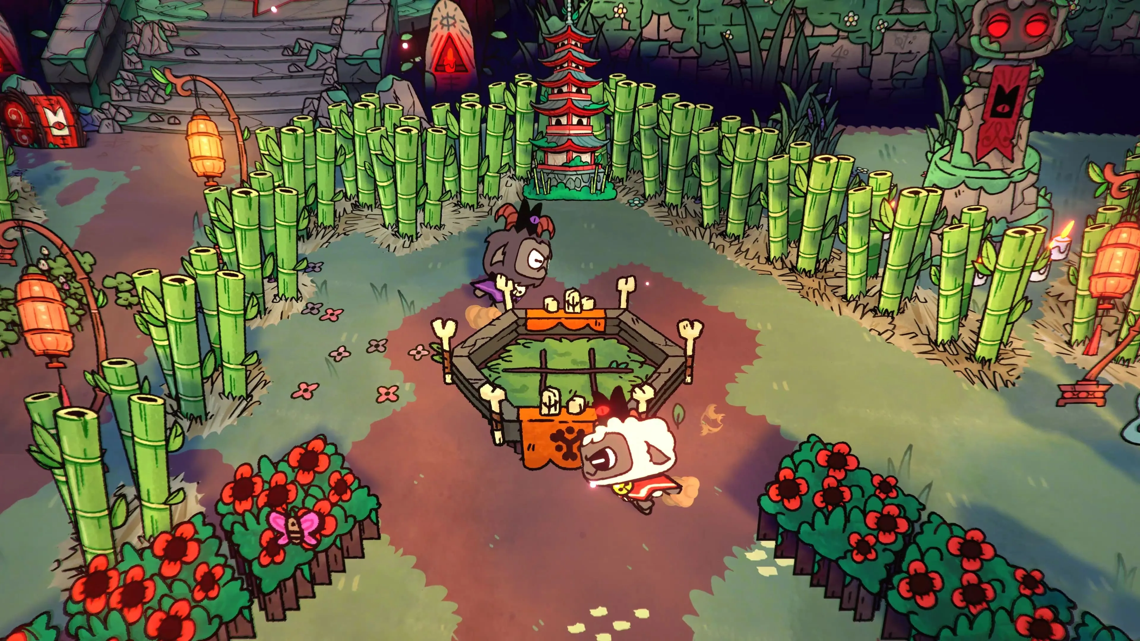 Cult of the Lamb Unholy Alliance Massive Monster Devolver Digital Co-Op Campaign