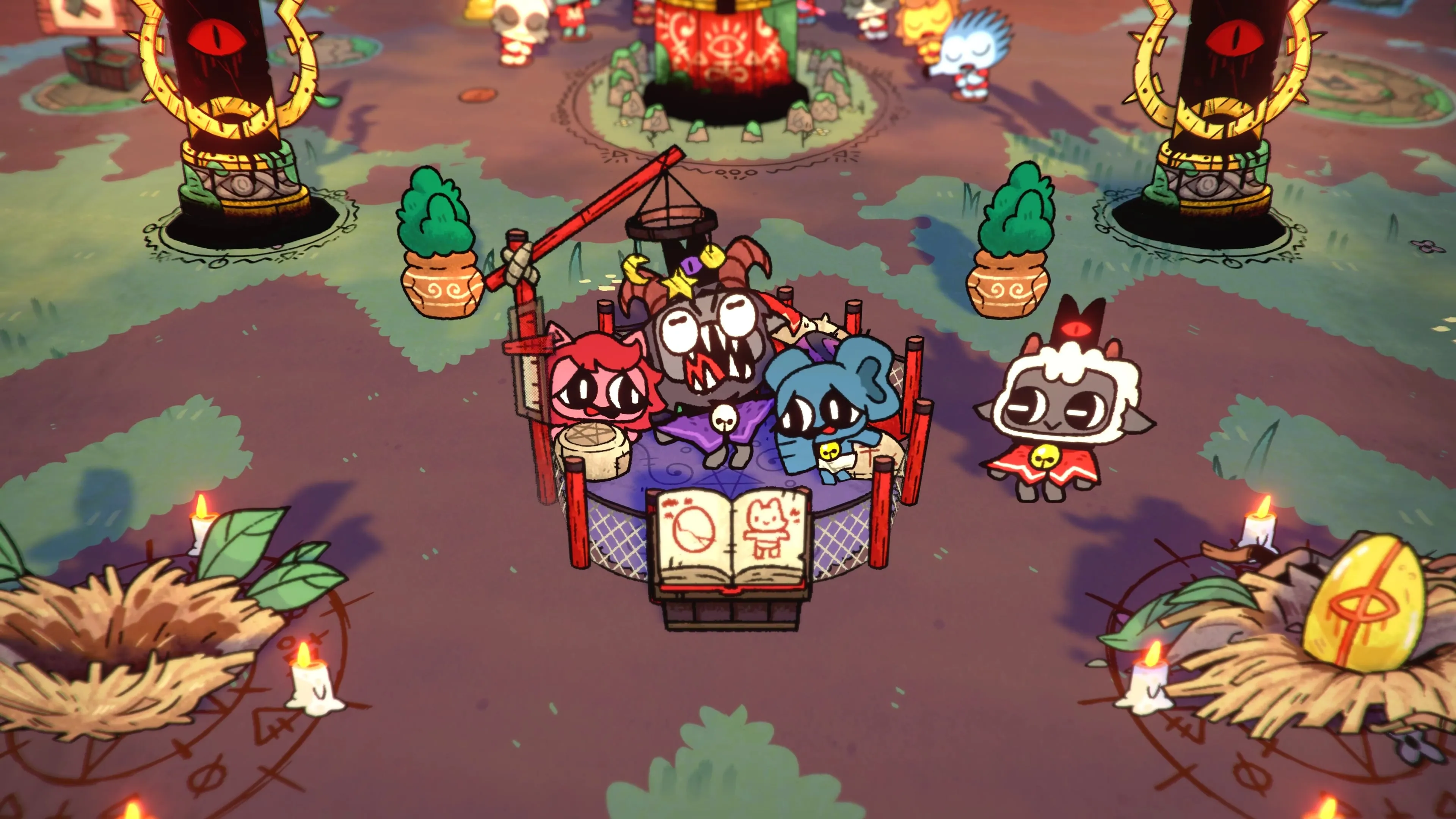 Cult of the Lamb Unholy Alliance Massive Monster Devolver Digital Co-Op Campaign