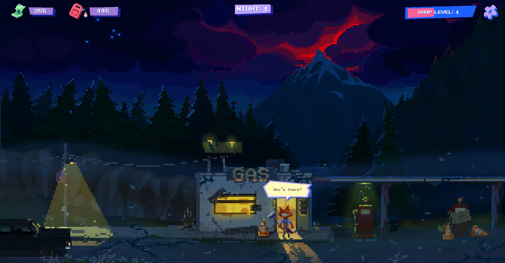 The Last Gas Station Pixel Cute Spooky Sim Simulator Alawar Entertainment