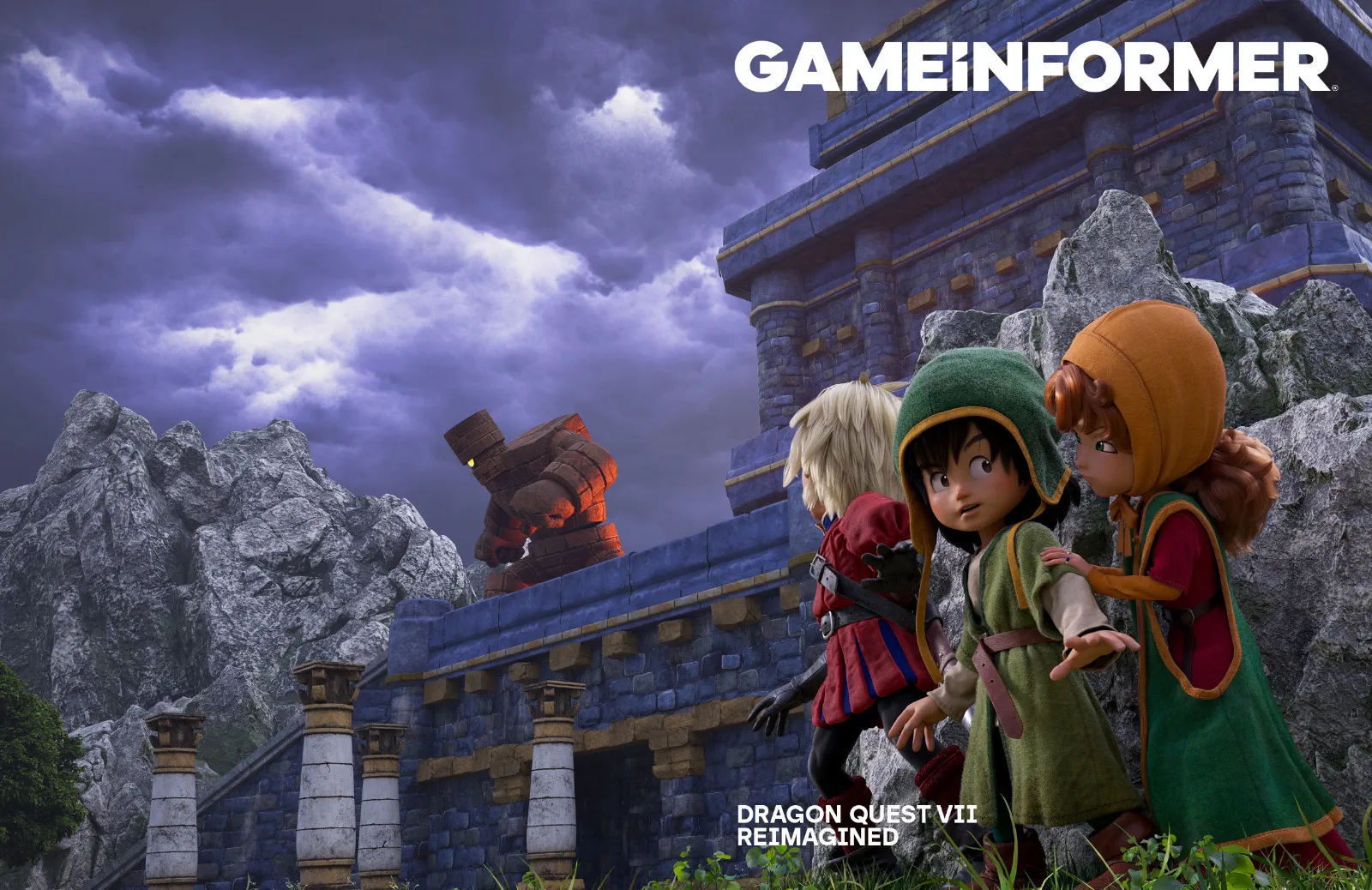 Dragon Quest VII Reimagined Game Informer Magazine Issue Cover Reveal