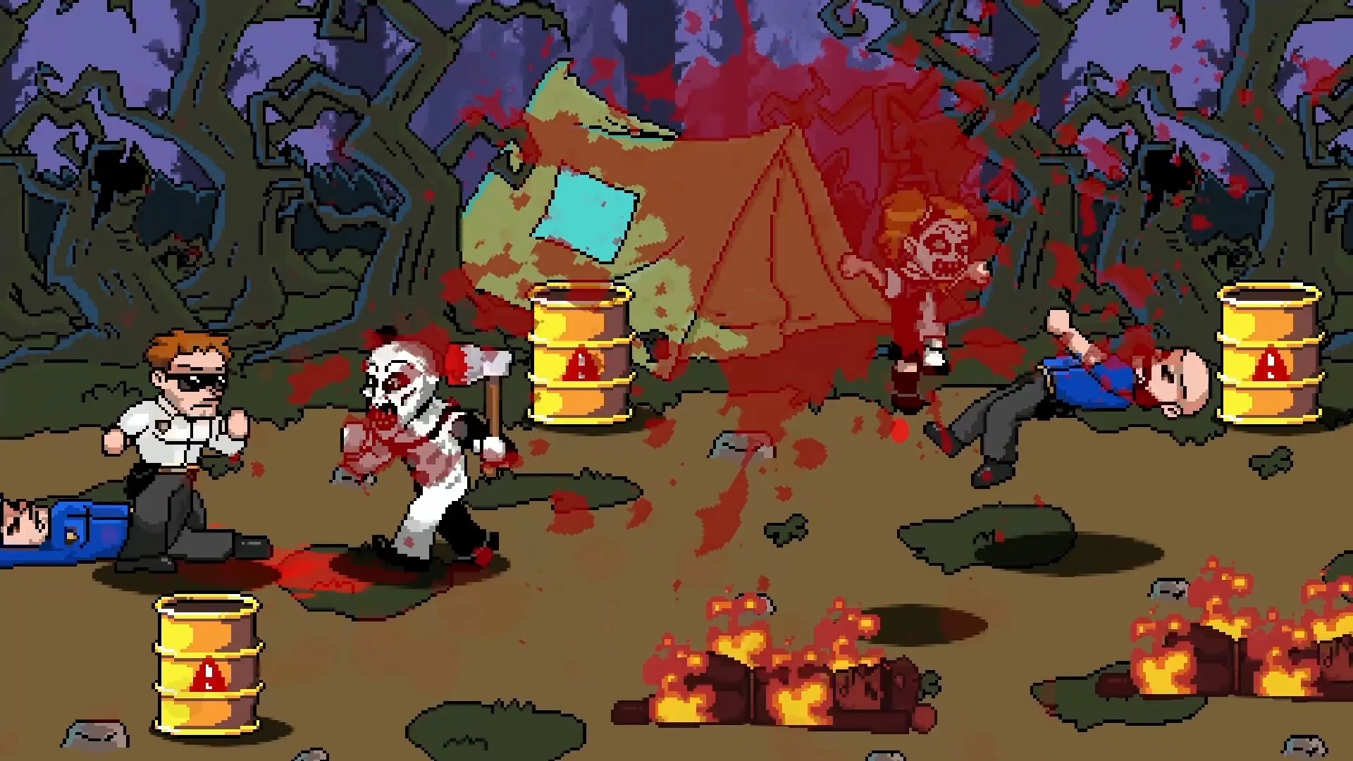 Terrifier The ARTcade Game brutal gory horror beat 'em up release date November 21 John Cody Carpenter Clown