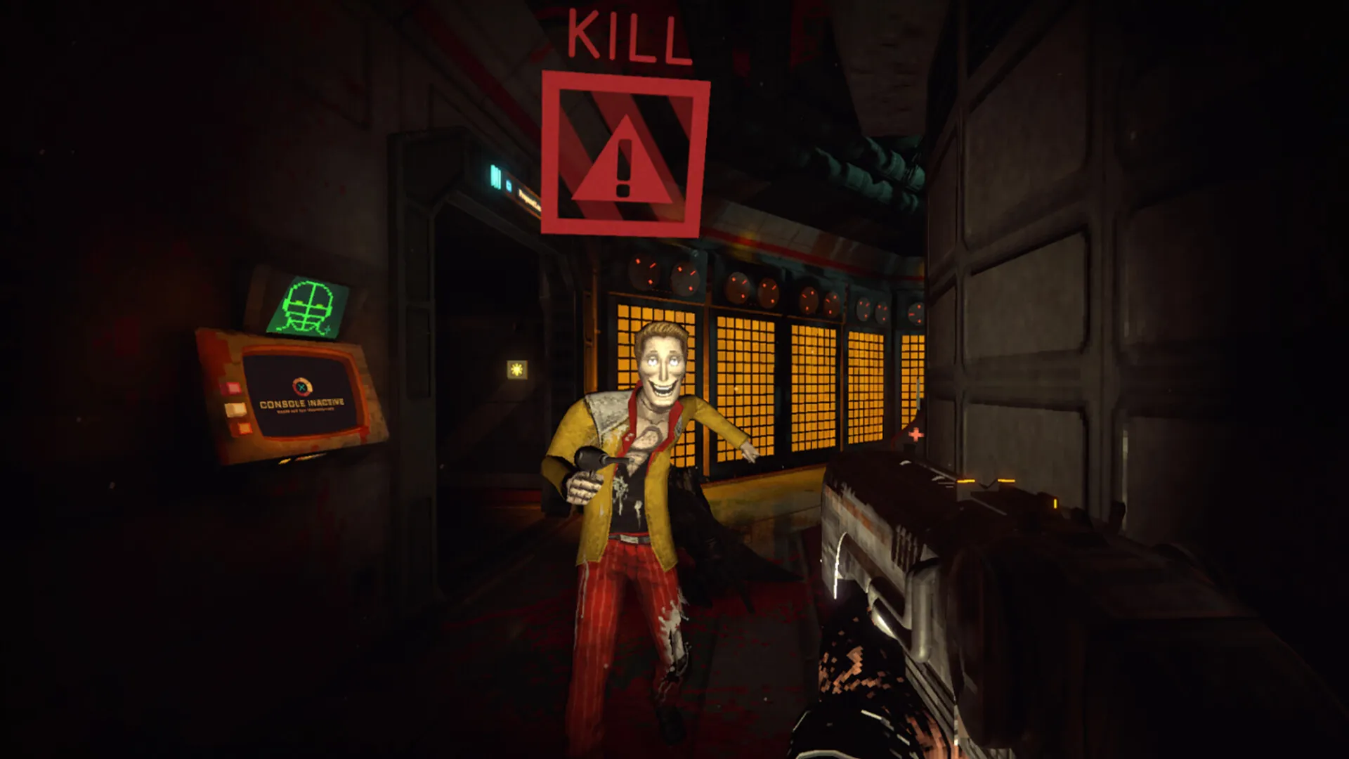 RetroSpace Immersive Sim Shooter Horror PC Game The Wild Gentlemen Kwalee System Shock Sci Fi Thief Deus Ex