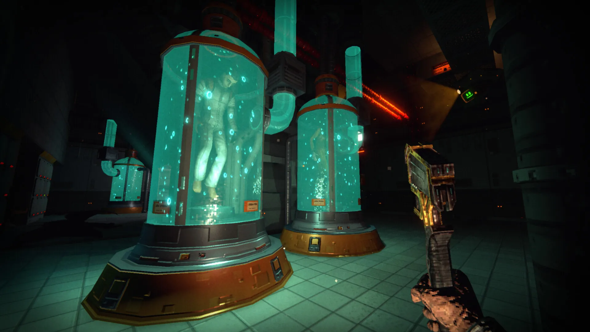 RetroSpace Immersive Sim Shooter Horror PC Game The Wild Gentlemen Kwalee System Shock Sci Fi Thief Deus Ex