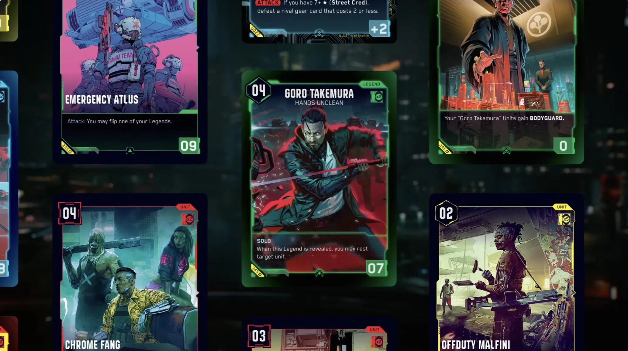 Cyberpunk 2077 Edgerunners Trading Card Game TCG Cards Announcement Trailer