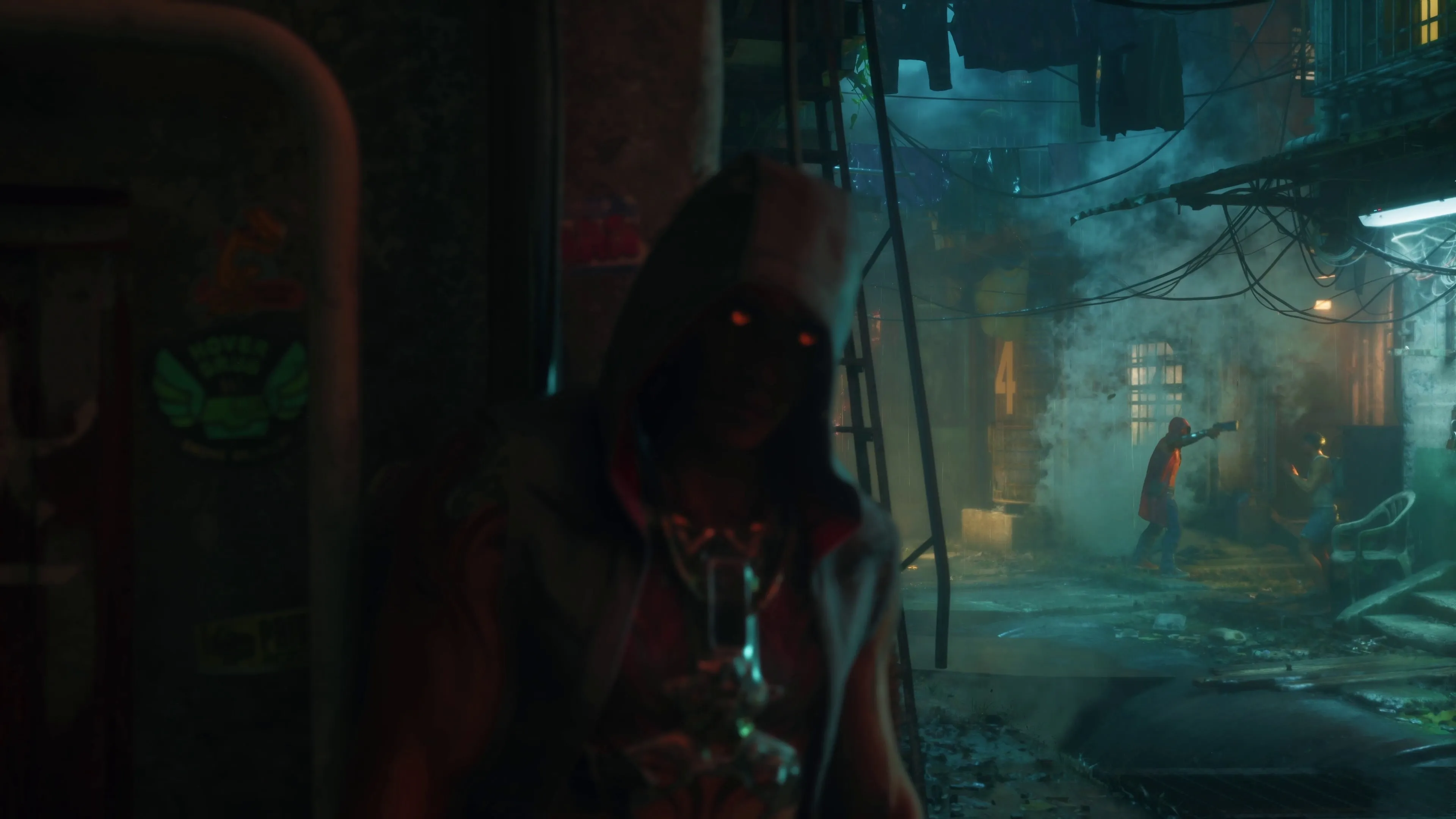 No Law Neon Giant The Ascent Developer First-Person Melee Shooter Cyberpunk RPG