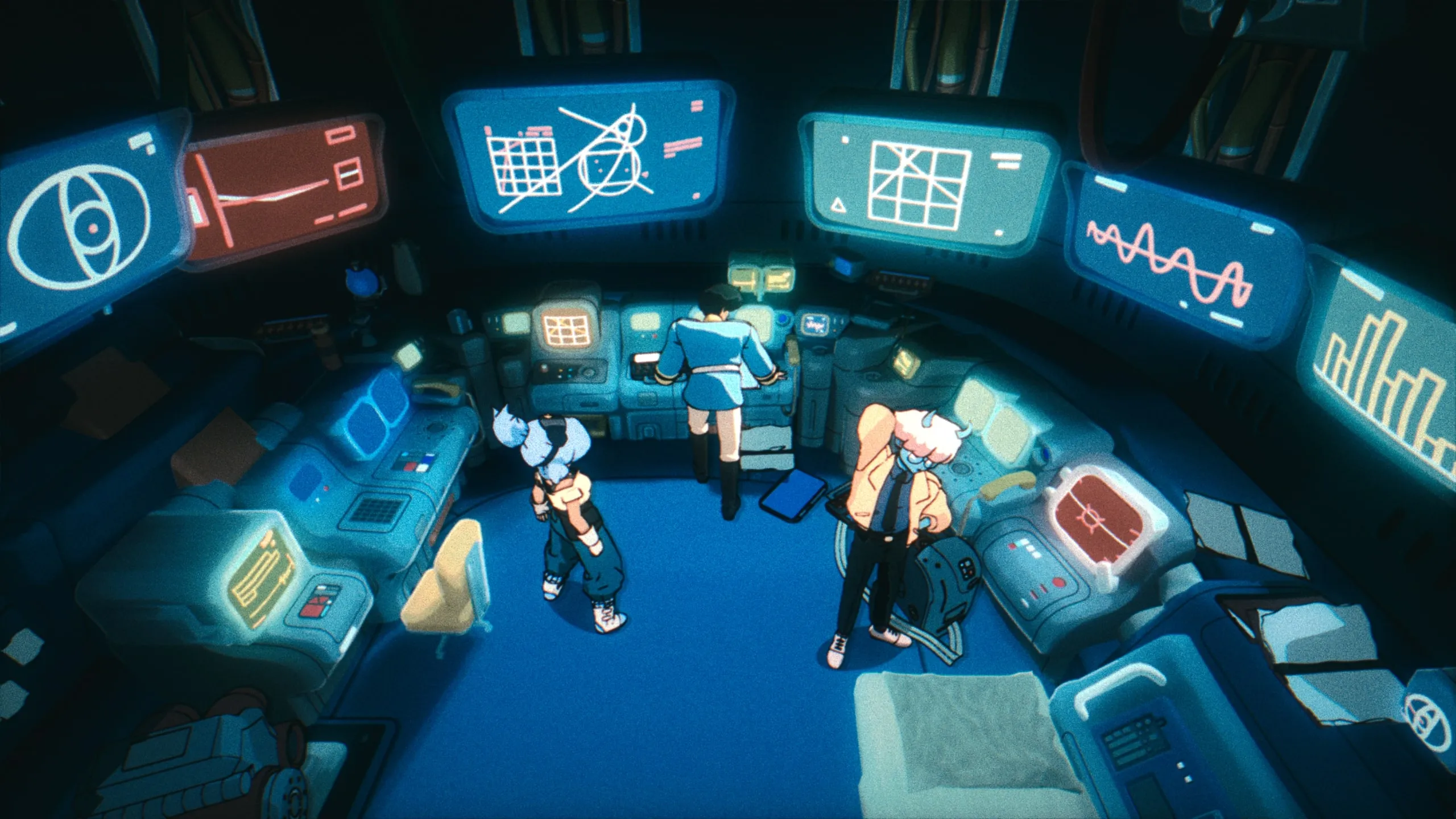 Orbitals Debut Cooperative 1990s Anime Game Nintendo Switch 2 Exclusive Shapefarm Kepler Interactive