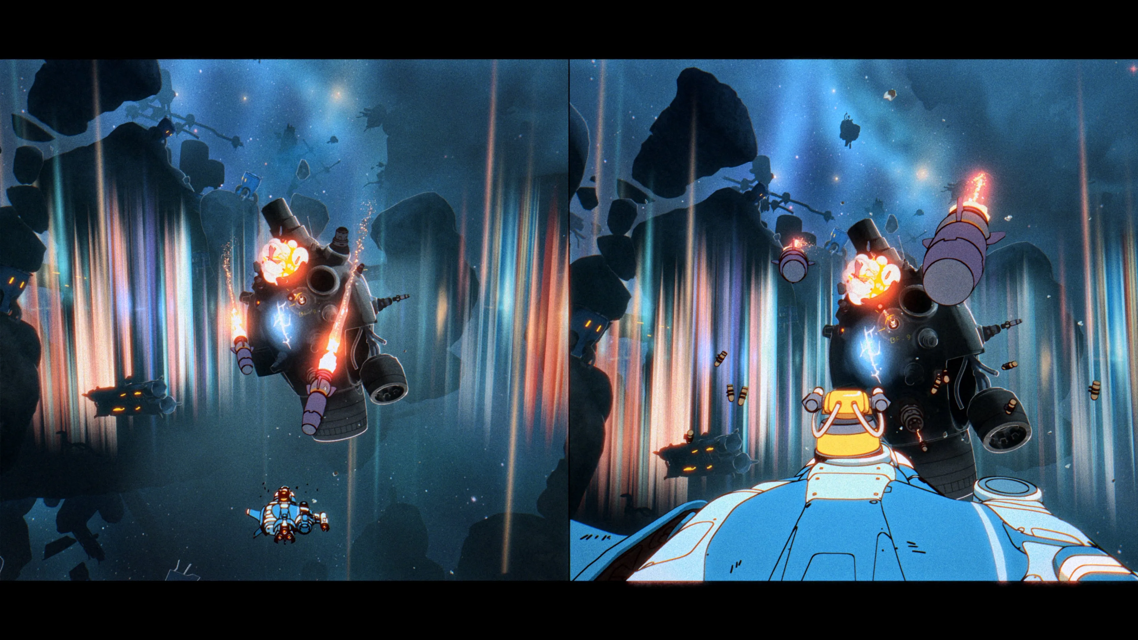 Orbitals Debut Cooperative 1990s Anime Game Nintendo Switch 2 Exclusive Shapefarm Kepler Interactive