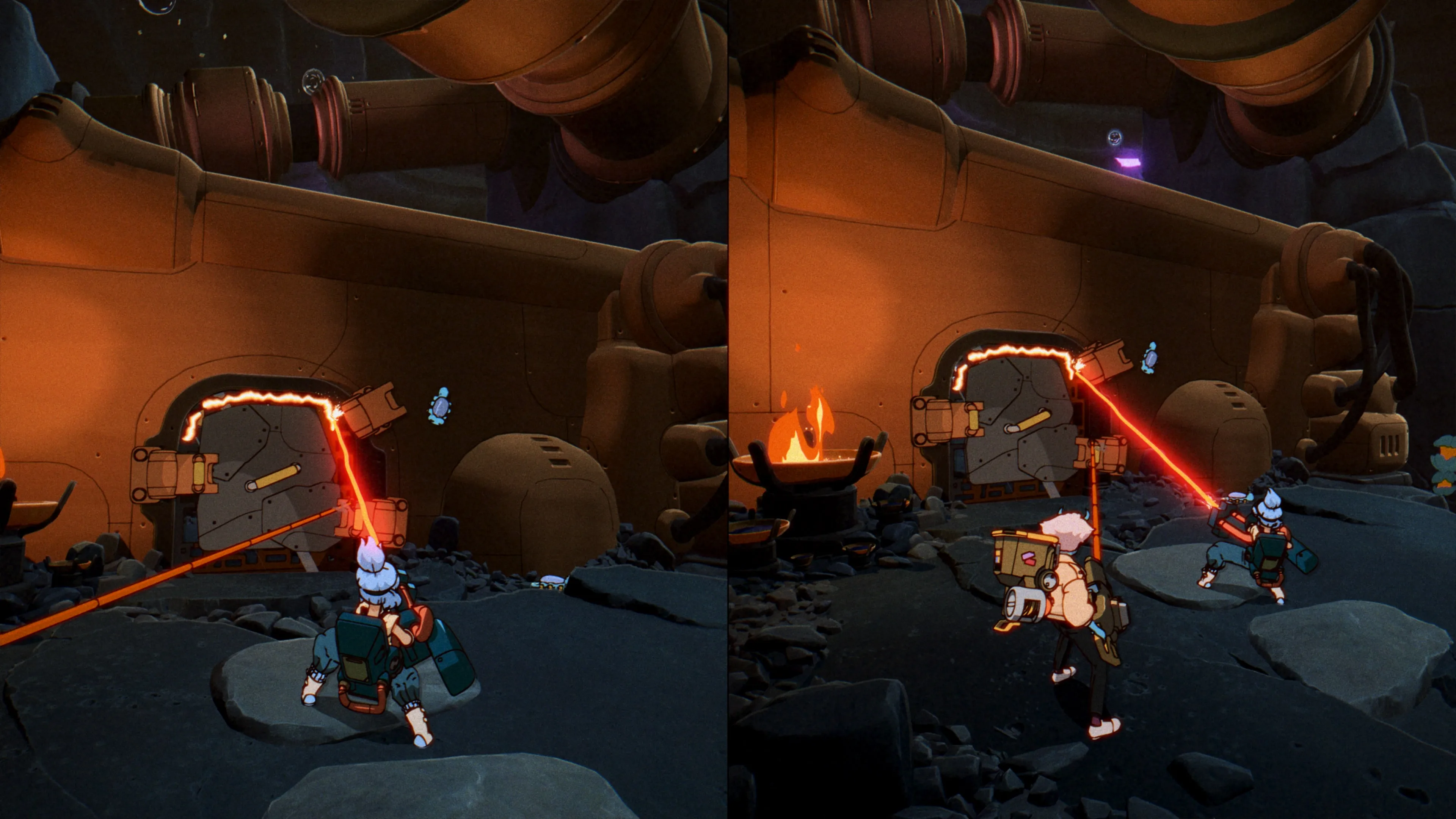 Orbitals Debut Cooperative 1990s Anime Game Nintendo Switch 2 Exclusive Shapefarm Kepler Interactive