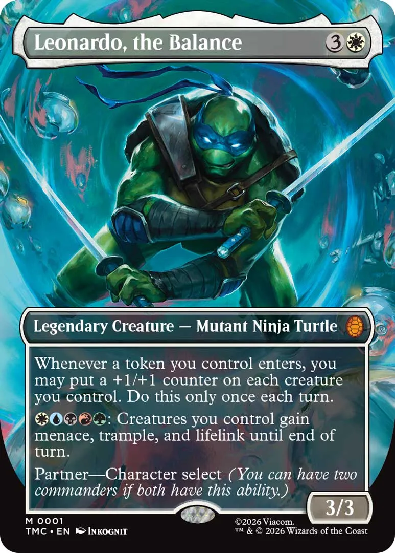 Magic the Gathering Teenage Mutant Ninja Turtles TMNT Set Commander Arena Standard