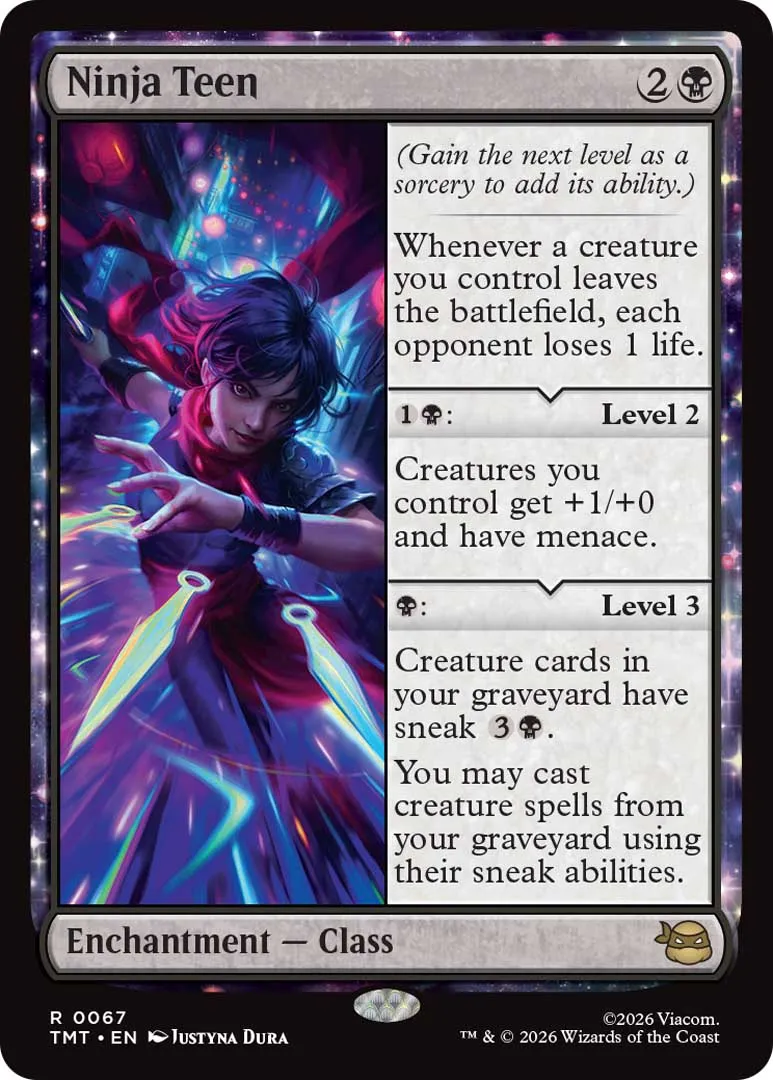 Magic the Gathering Teenage Mutant Ninja Turtles TMNT Set Commander Arena Standard