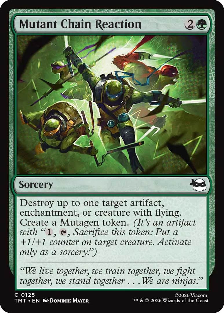 Magic the Gathering Teenage Mutant Ninja Turtles TMNT Set Commander Arena Standard