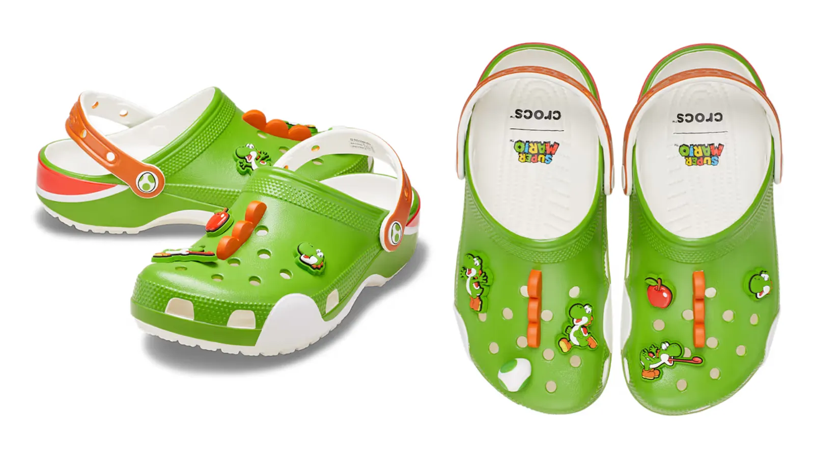 Nintendo Crocs Line Jibbitz Mario Luigi Bowser Yoshi Peach July Release Date