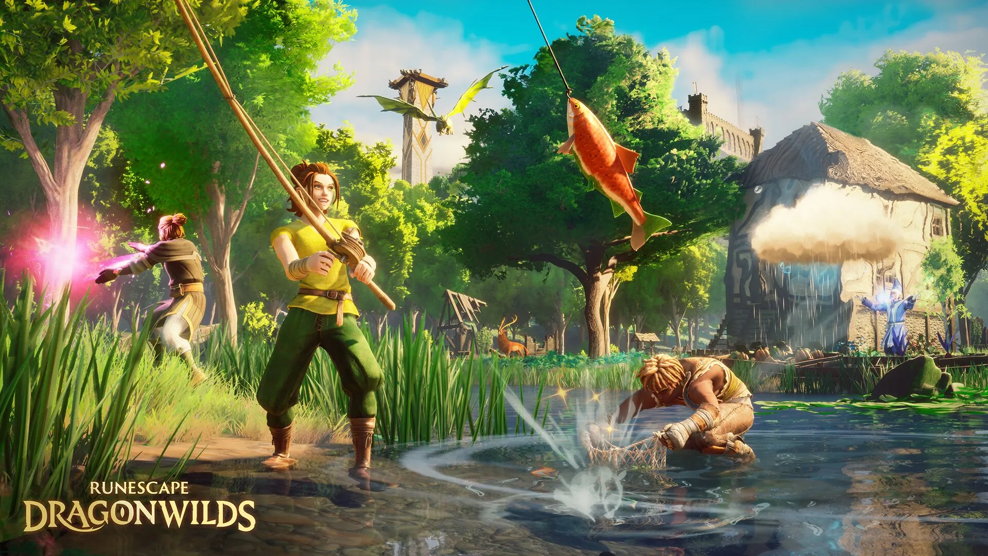 RuneScape Dragonwilds PlayStation 5 PS5 release date open world survival crafting fantasy Plus Premium Extra Trailer Announcement