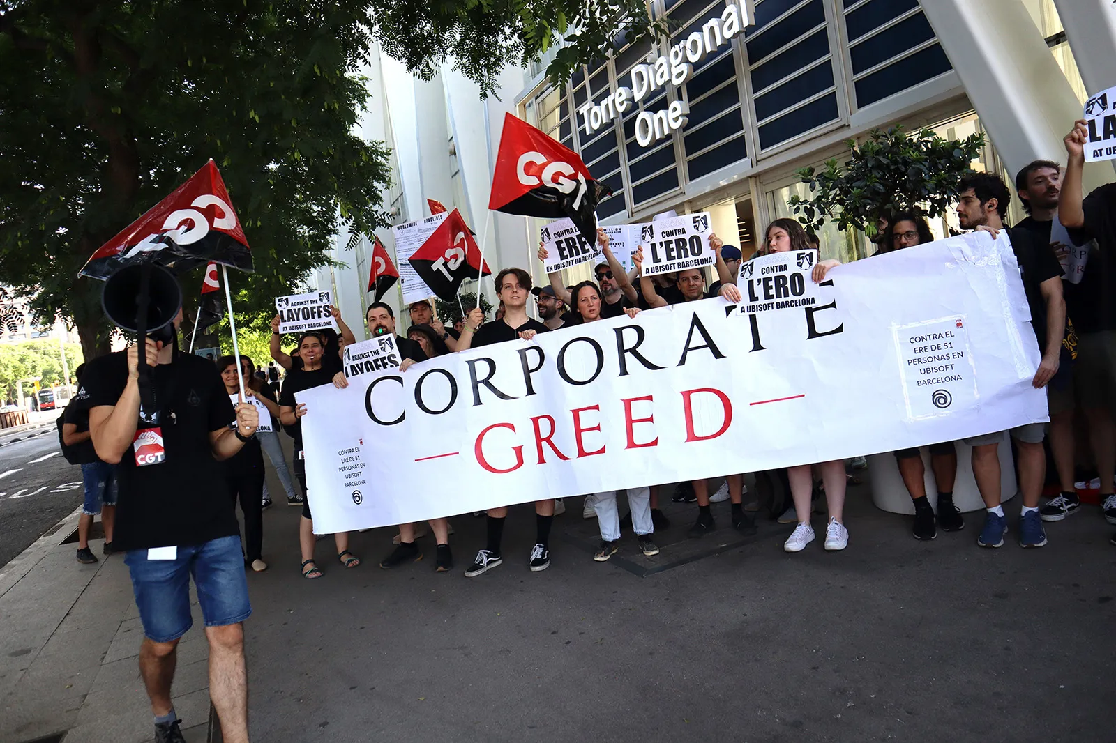 Assassin's Creed Black Flag Resynced Developer Ubisoft Barcelona Goes On Strike To Protest Layoffs