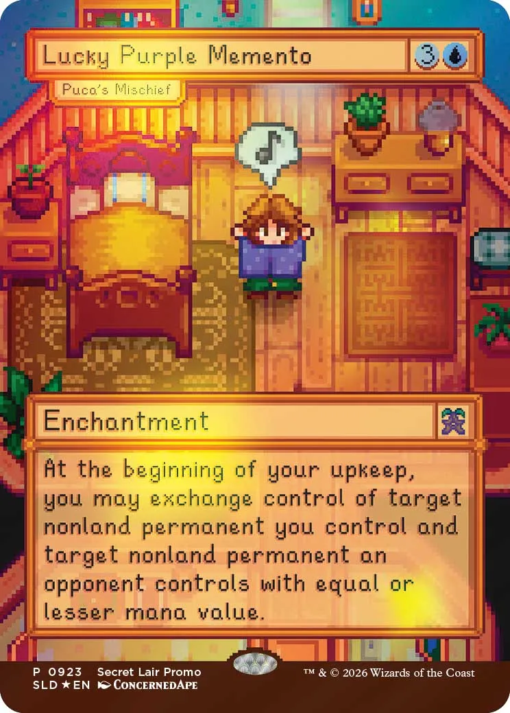 Stardew Valley Magic The Gathering Secret Lair Drop Foil Non-Foil July 27 Release Date