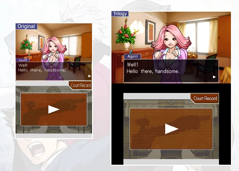Phoenix Wright Gets Updated Visuals In Ace Attorney Trilogy Comparison Shots