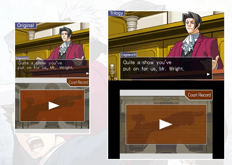 Phoenix Wright Gets Updated Visuals In Ace Attorney Trilogy Comparison Shots