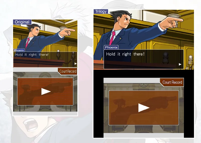 Phoenix Wright Gets Updated Visuals In Ace Attorney Trilogy Comparison Shots