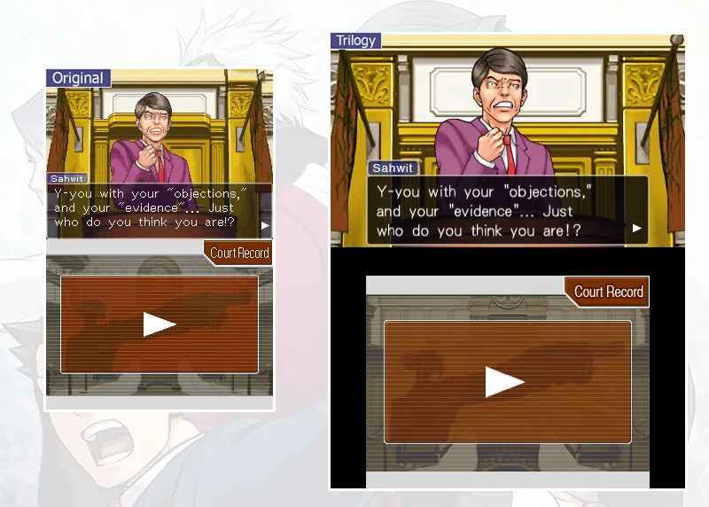 Phoenix Wright Gets Updated Visuals In Ace Attorney Trilogy Comparison Shots