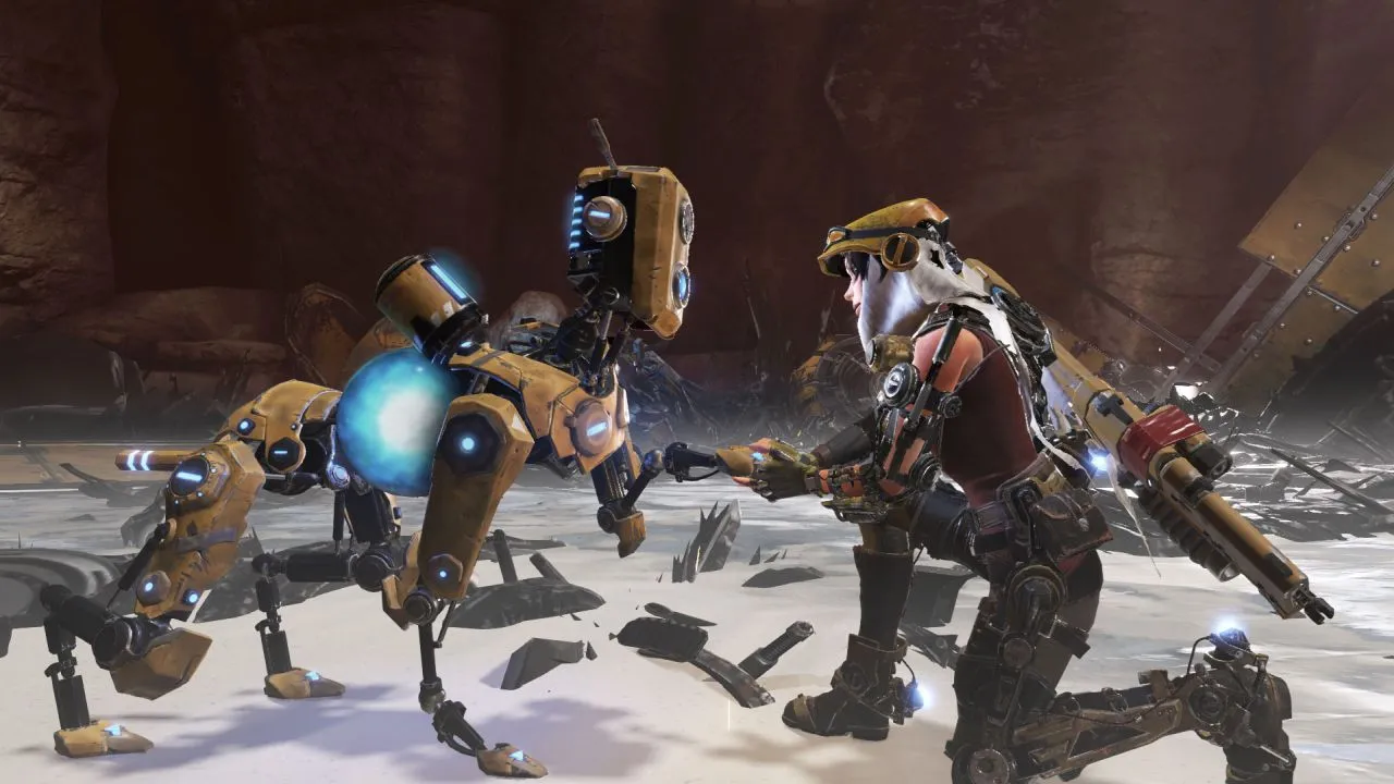 ReCore's Color-Changing Action On A Hostile Eden