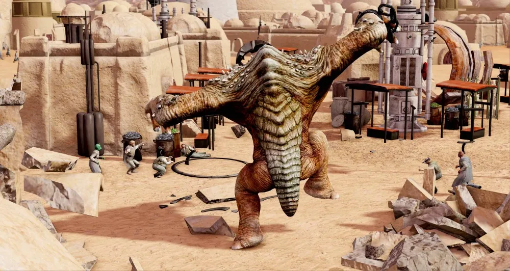 Arm Swinging Report: Rancor Playable In Kinect Star Wars
