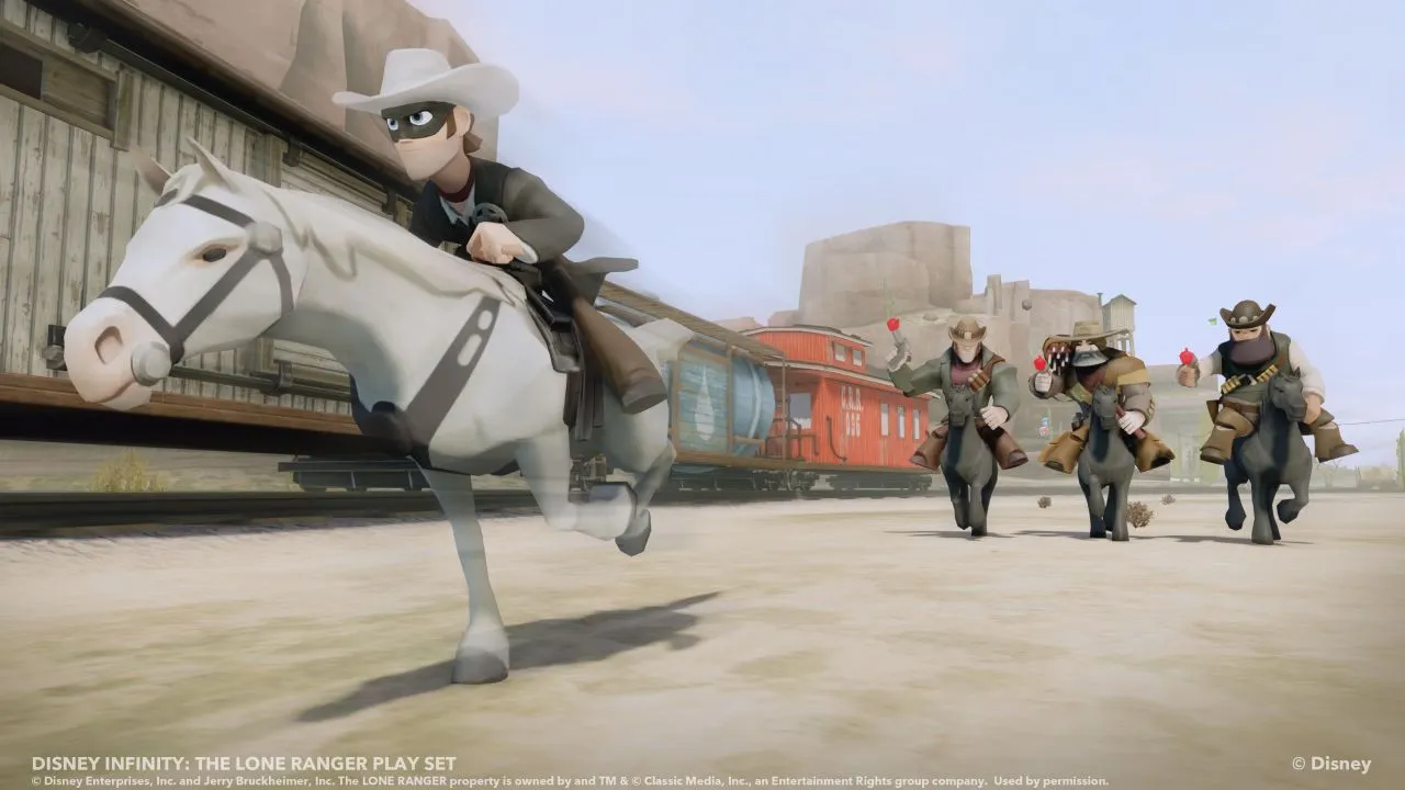 Gunslinging And Chasing Trains In Disney Infinity's Lone Ranger Play Set
