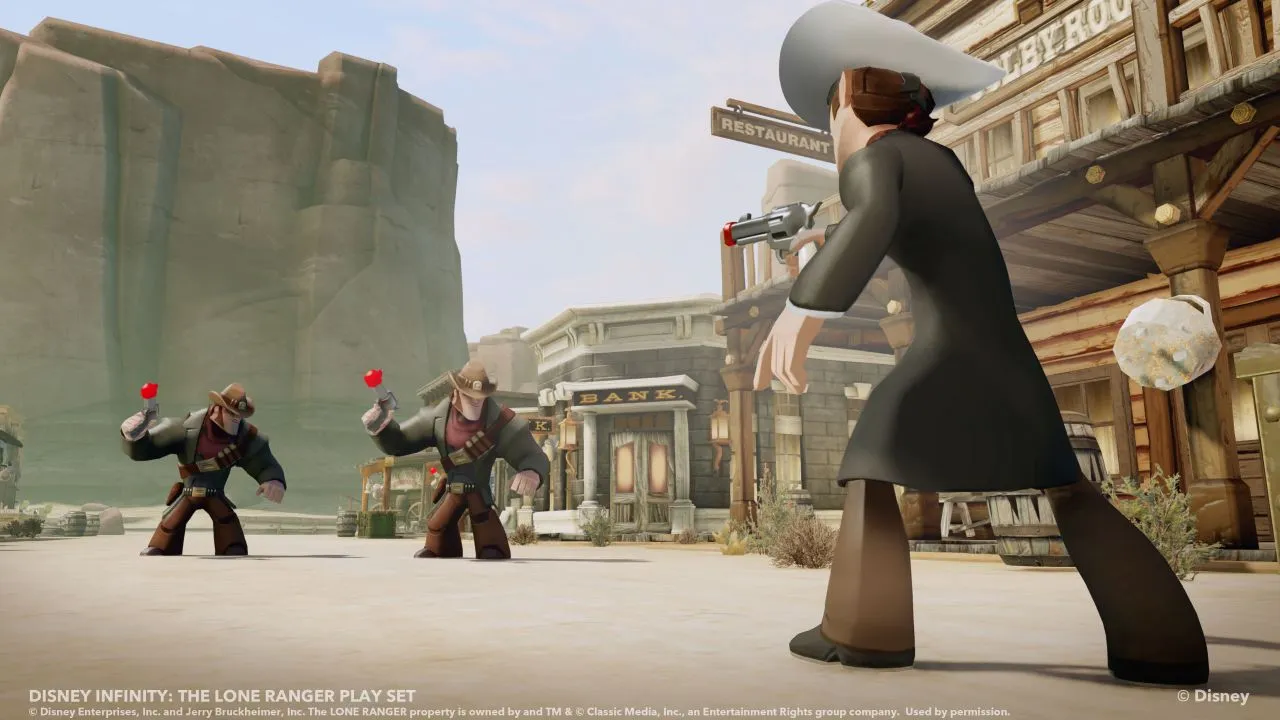Gunslinging And Chasing Trains In Disney Infinity's Lone Ranger Play Set