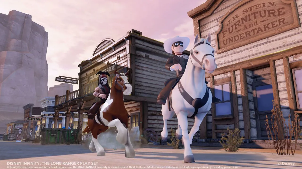 Gunslinging And Chasing Trains In Disney Infinity's Lone Ranger Play Set