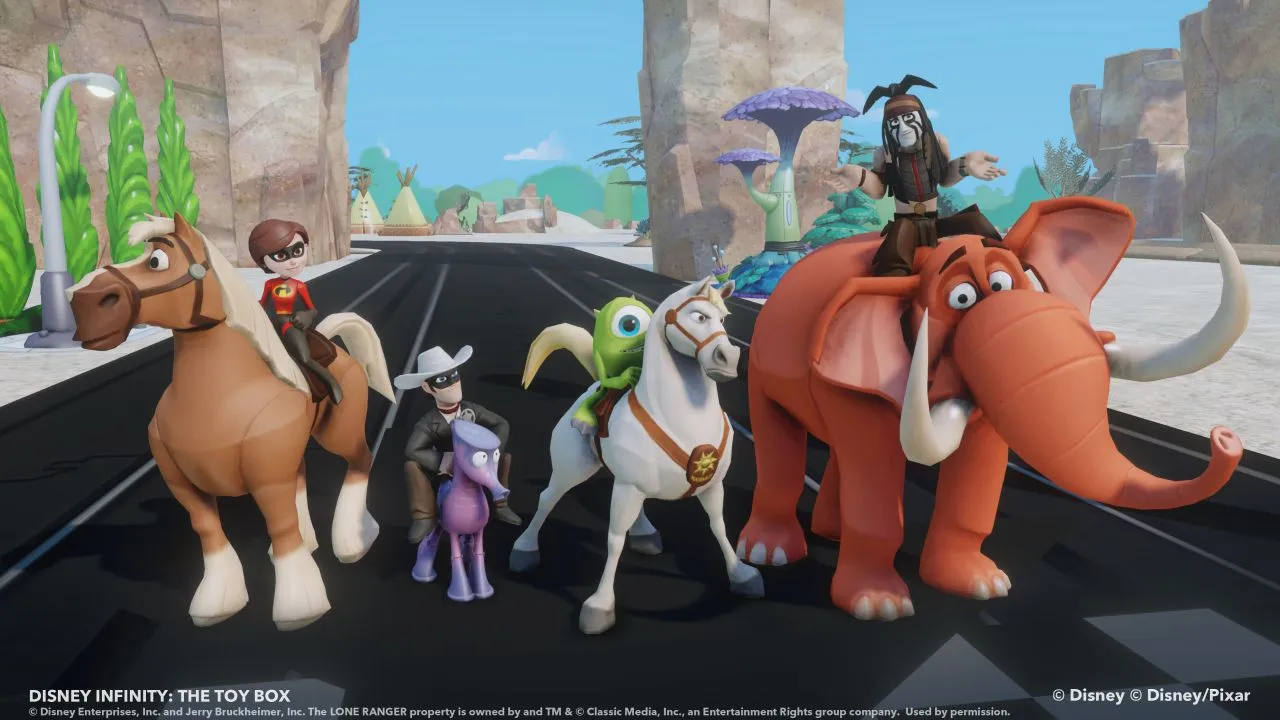 Gunslinging And Chasing Trains In Disney Infinity's Lone Ranger Play Set