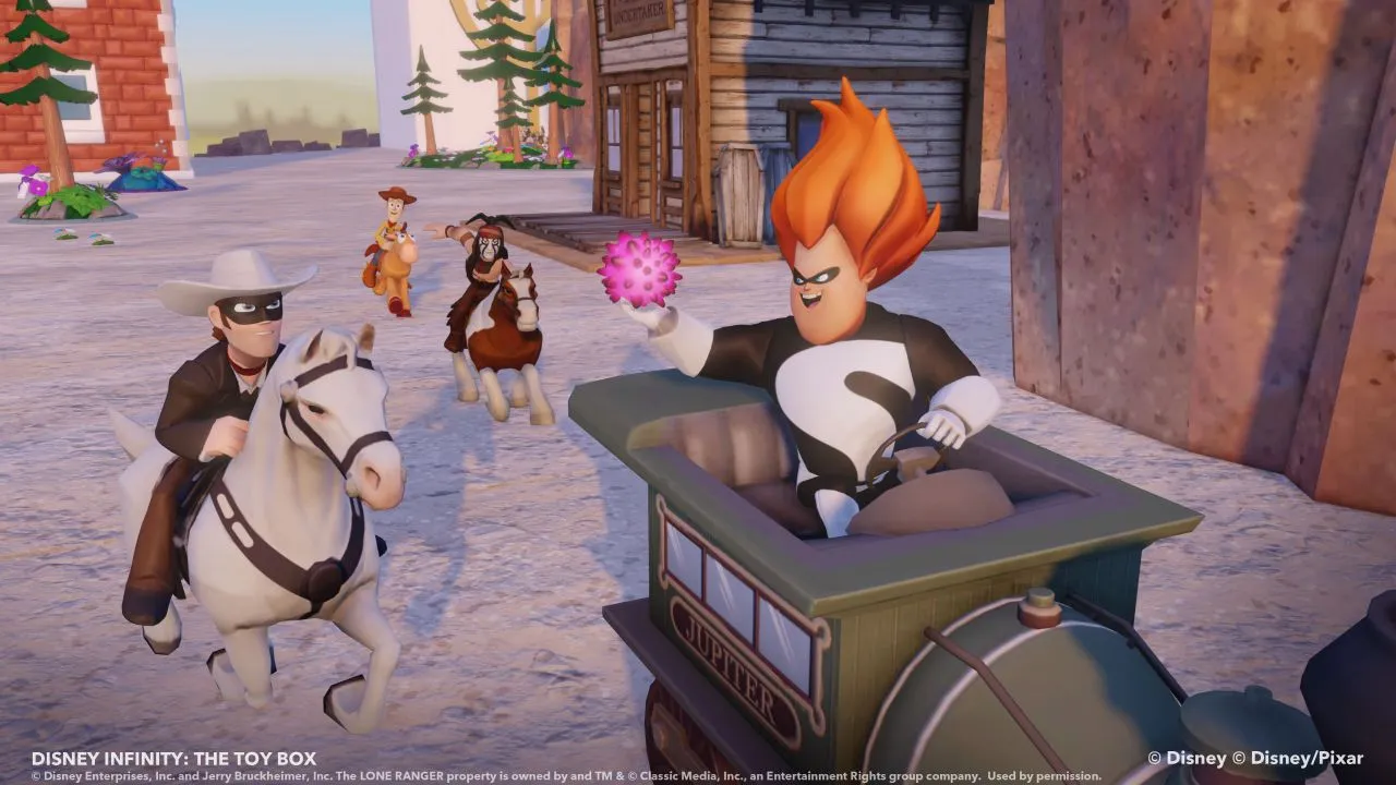Gunslinging And Chasing Trains In Disney Infinity's Lone Ranger Play Set