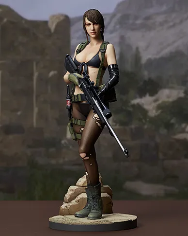 Metal Gear Solid V's Quiet Immortalized As 1/6 Scale Statue 
