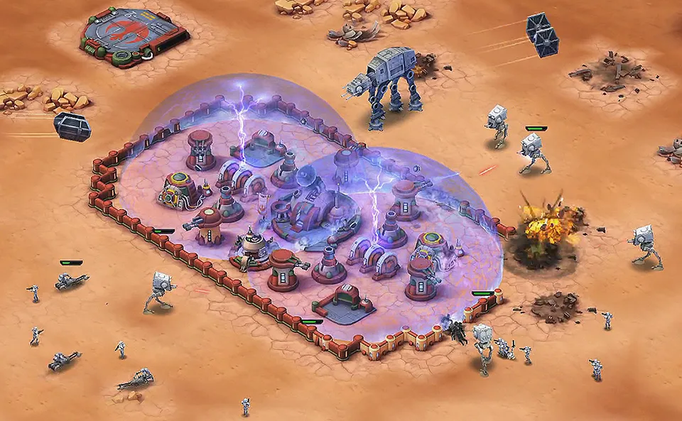 Darth Vader And Luke Skywalker Duke It Out In Star Wars: Commander