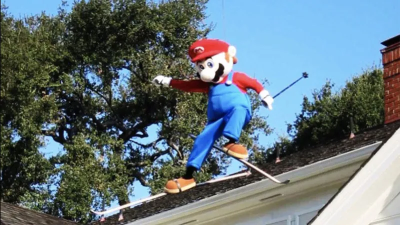 Behind The Dangerous Stunts Of Nintendo’s Iconic Mario Commercials ...
