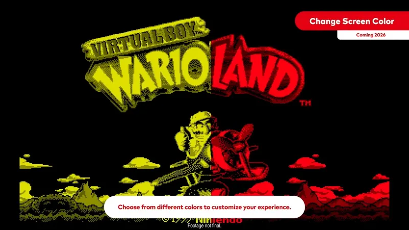 Nintendo Announces Virtual Boy Classics For Switch Will Include Unreleased Games, Customizable Colors, And More