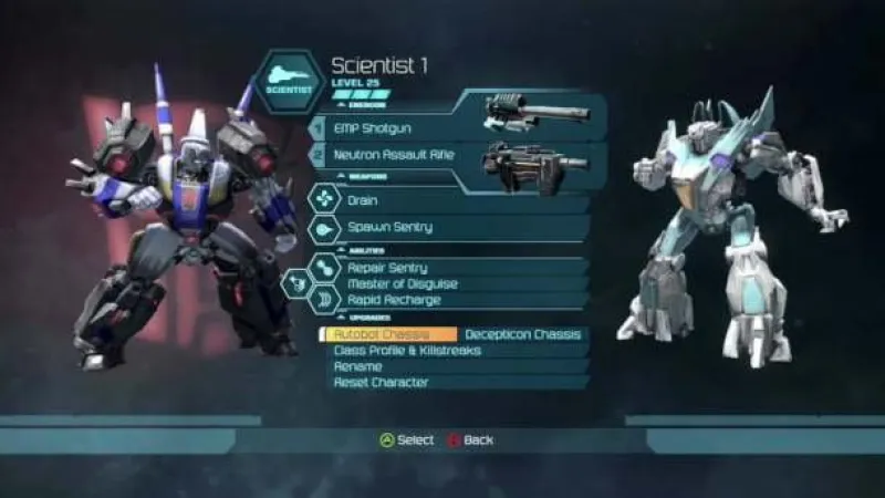 Customize Your Transformer In War For Cybertron - Game Informer