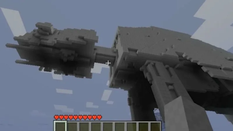 Star Wars AT-AT Built In Minecraft - Game Informer